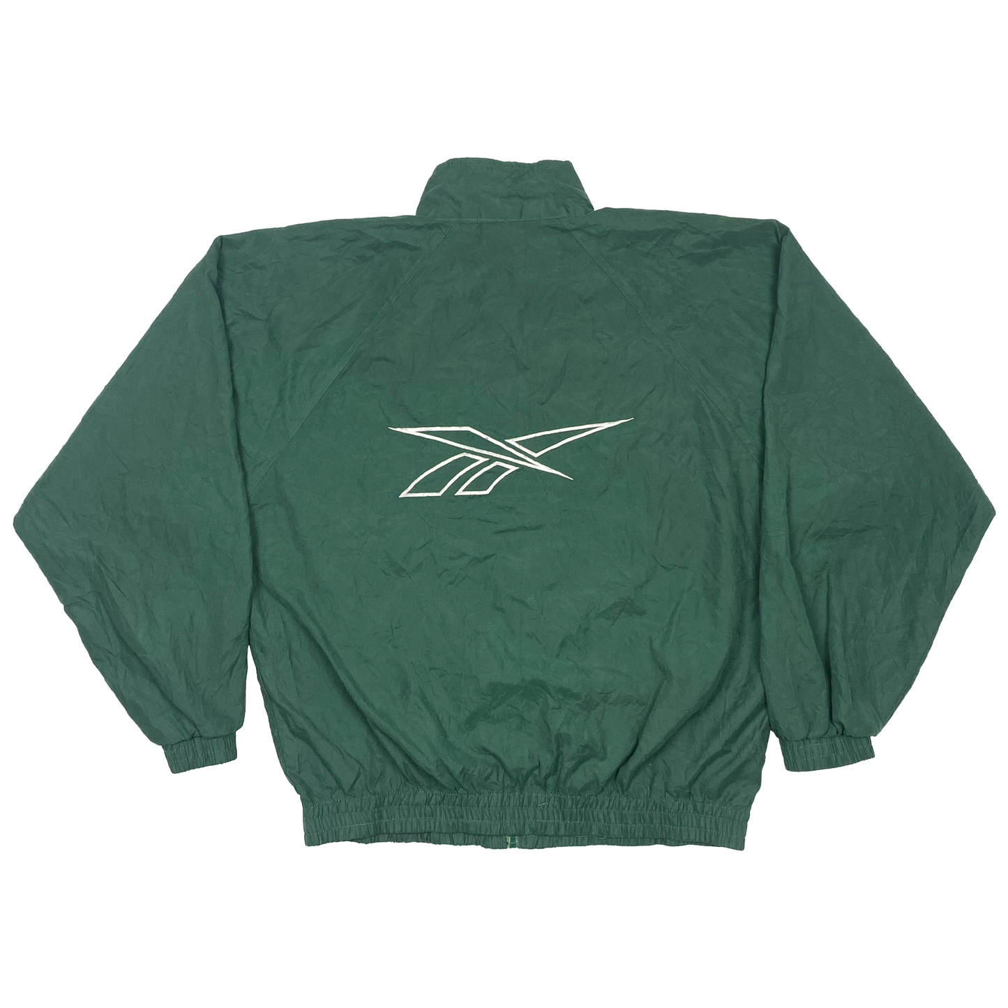 Green Reebok Zip-Up Jacket | Medium