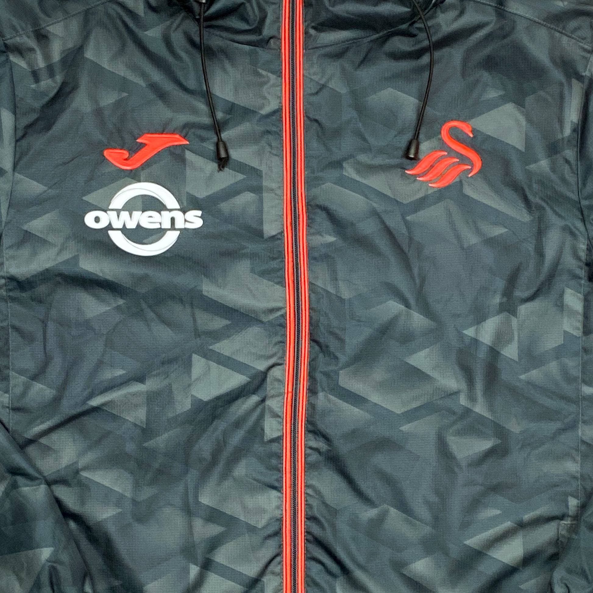 Swansea City Grey Rain Coat | Small