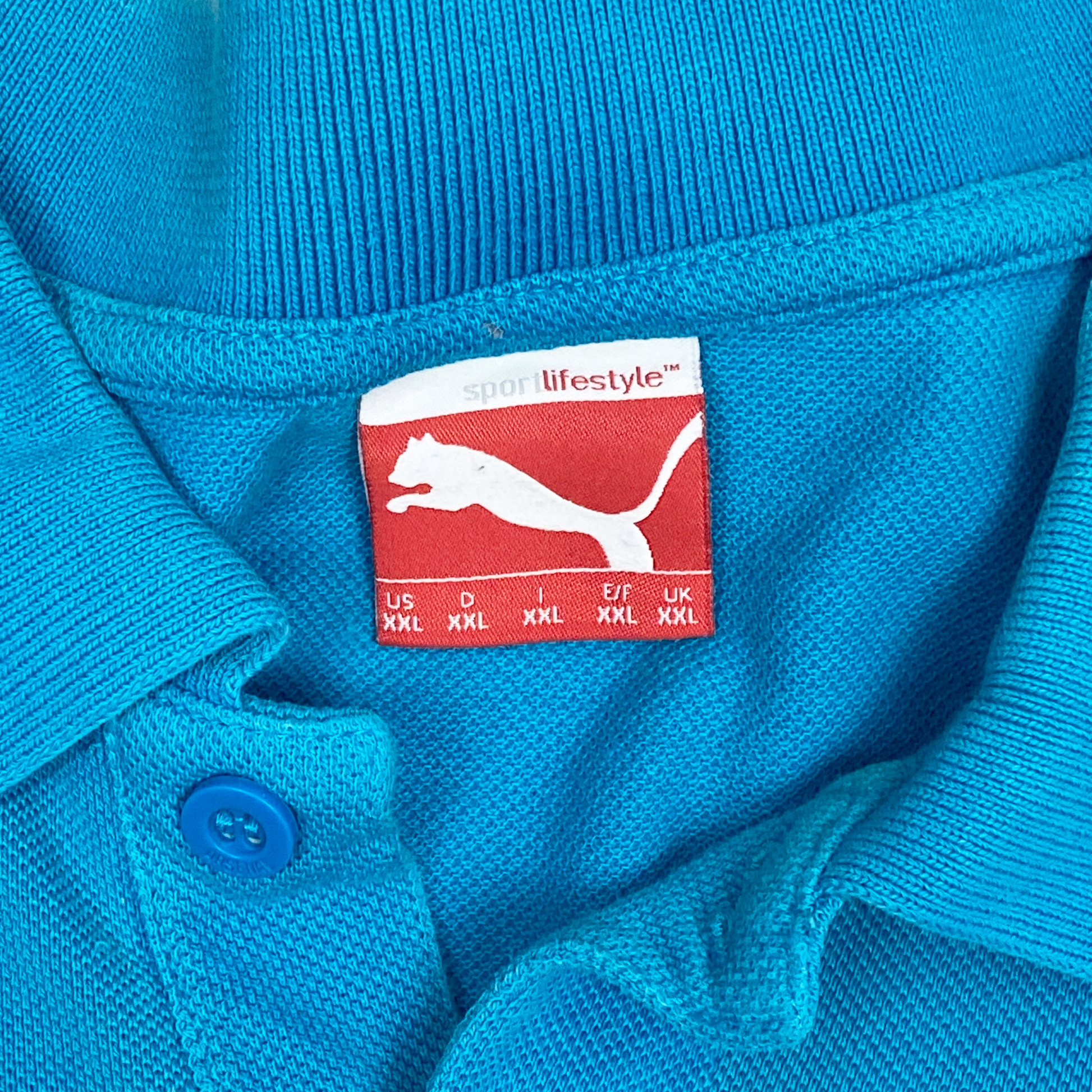 Arsenal Puma Dry Cell Blue Polo Shirt (2014-15) | XXL