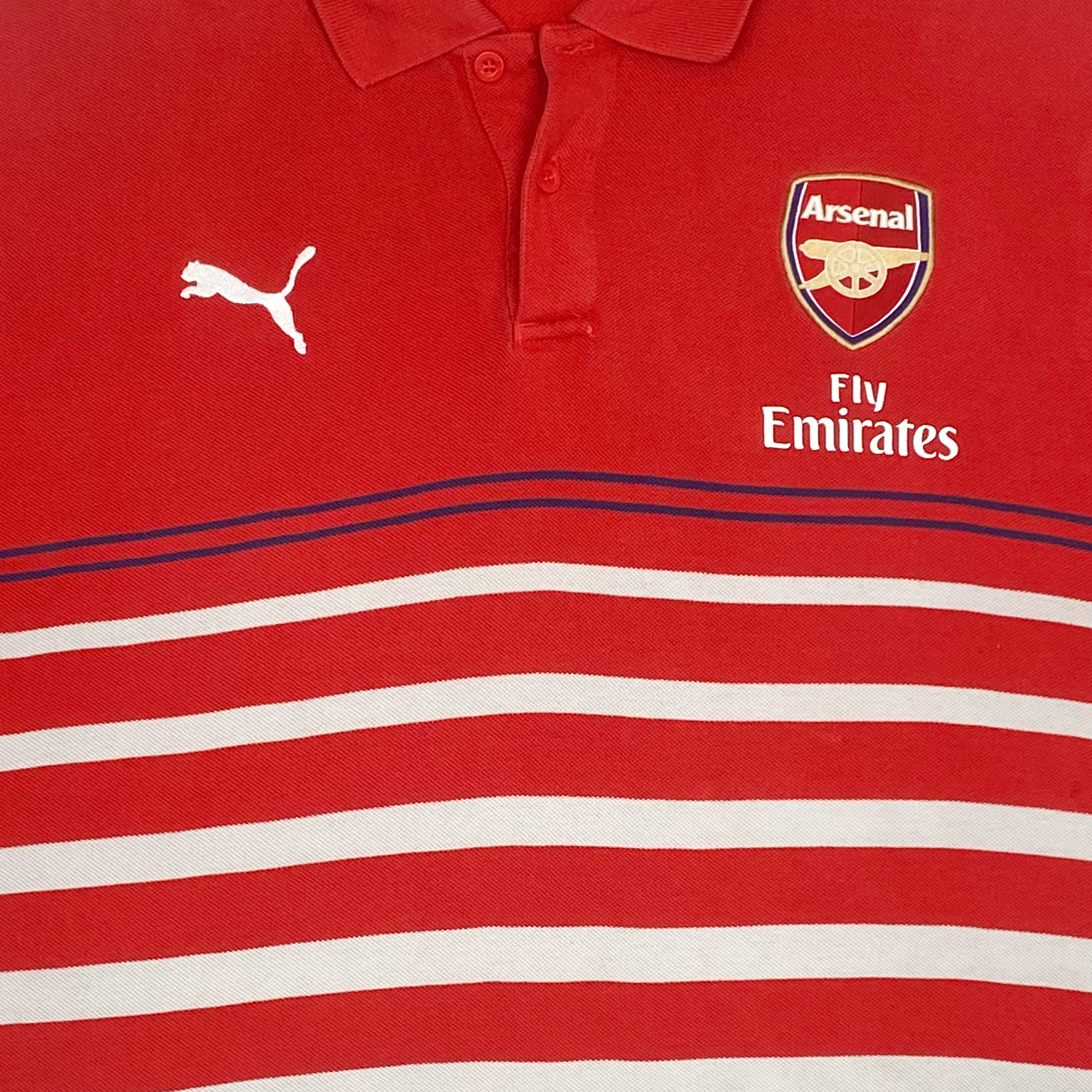 Arsenal Puma Dry Cell Red Polo Shirt (2014-15) | XXL