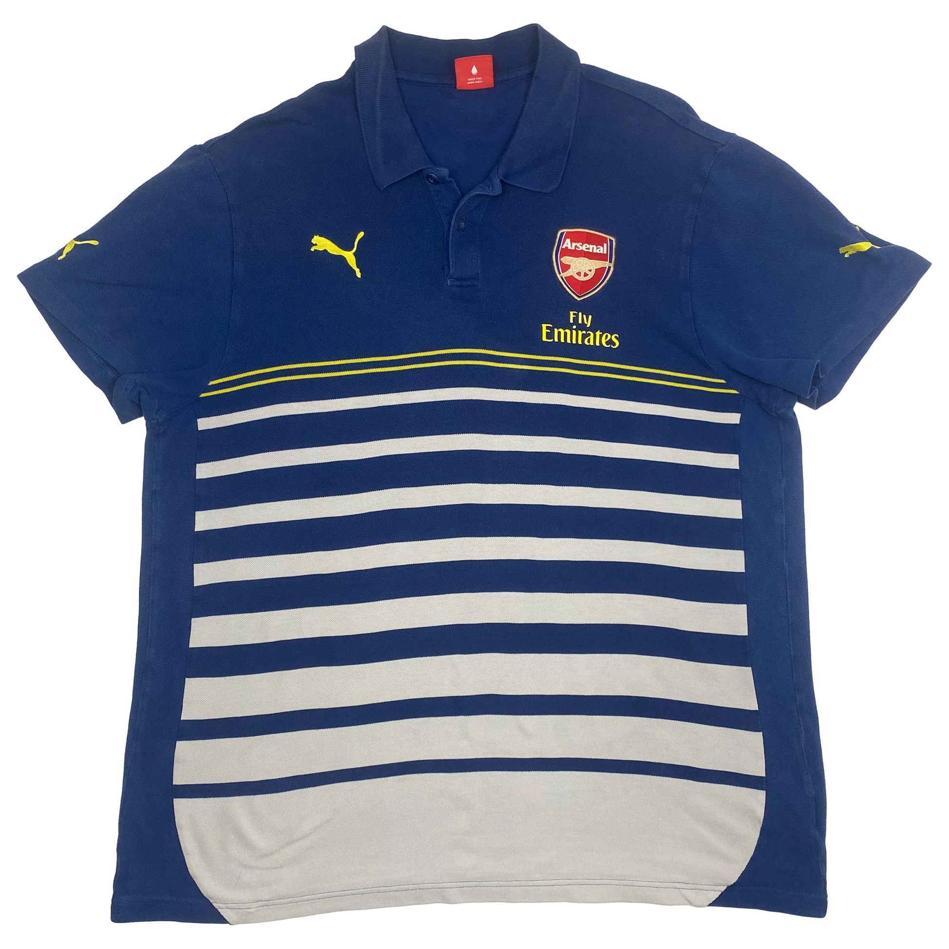 Arsenal Puma Dry Cell Navy Polo Shirt (2014-15) | XXL