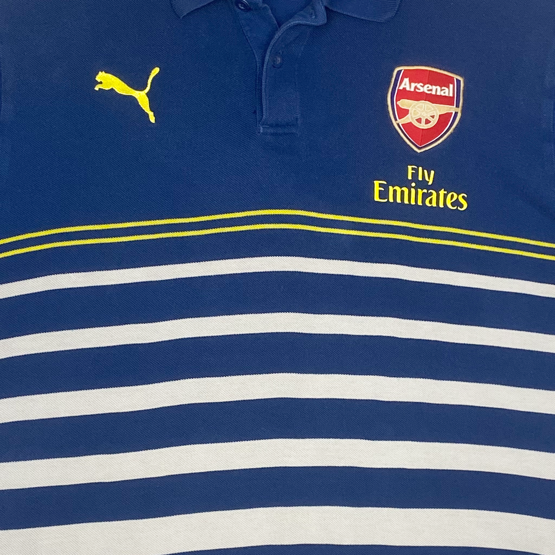 Arsenal Puma Dry Cell Navy Polo Shirt (2014-15) | XXL