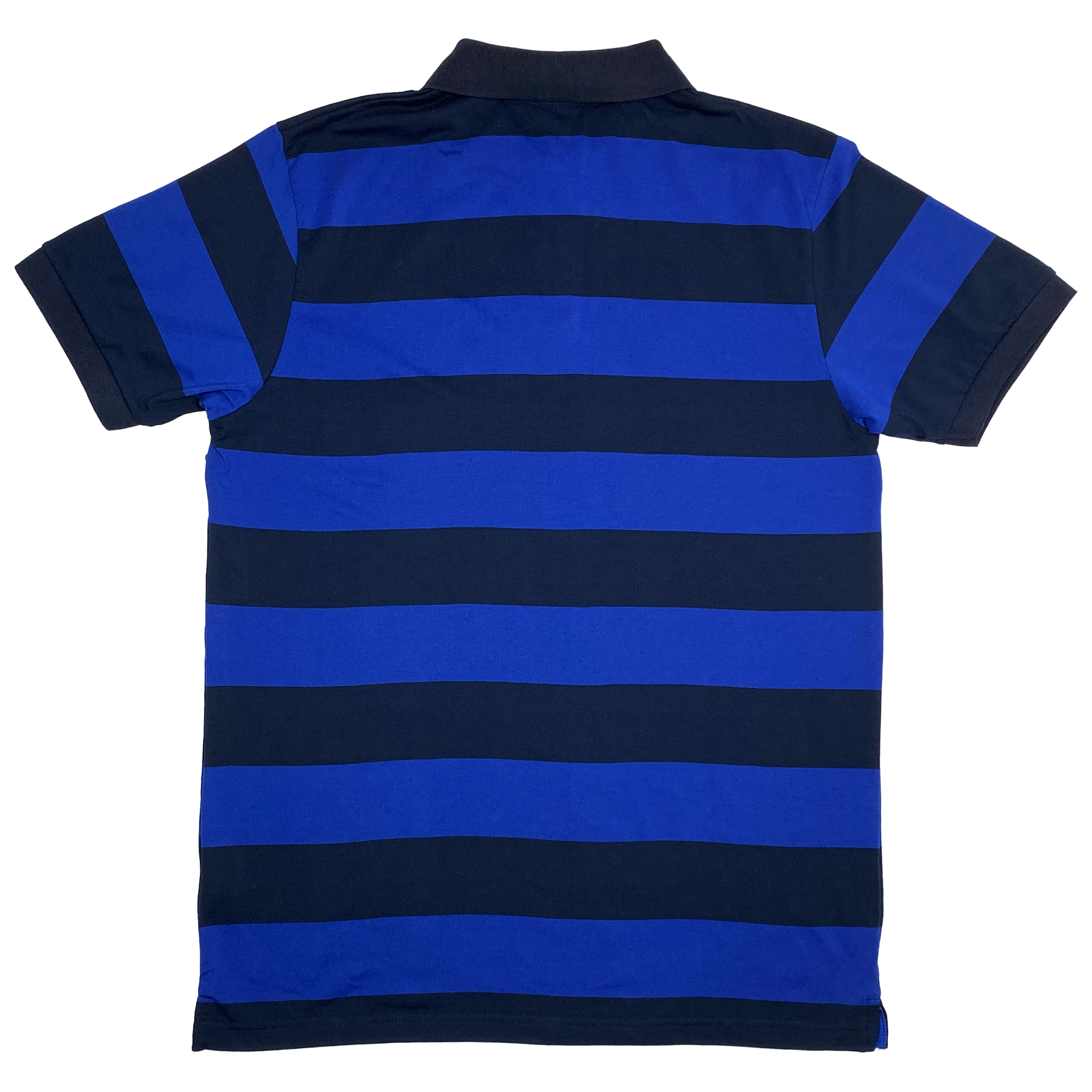 Chelsea Black and Blue Striped Polo Shirt | Medium