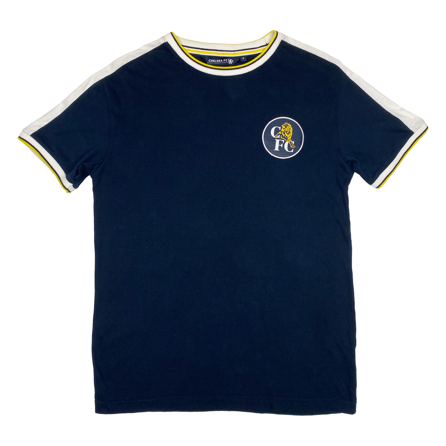 Chelsea Navy Retro T-Shirt | Small