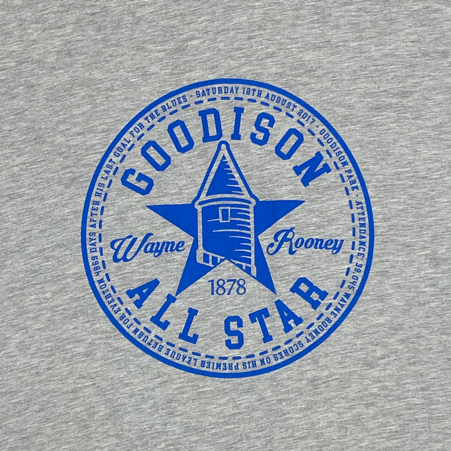 Everton Wayne Rooney Goodison All Star T-Shirt | Large