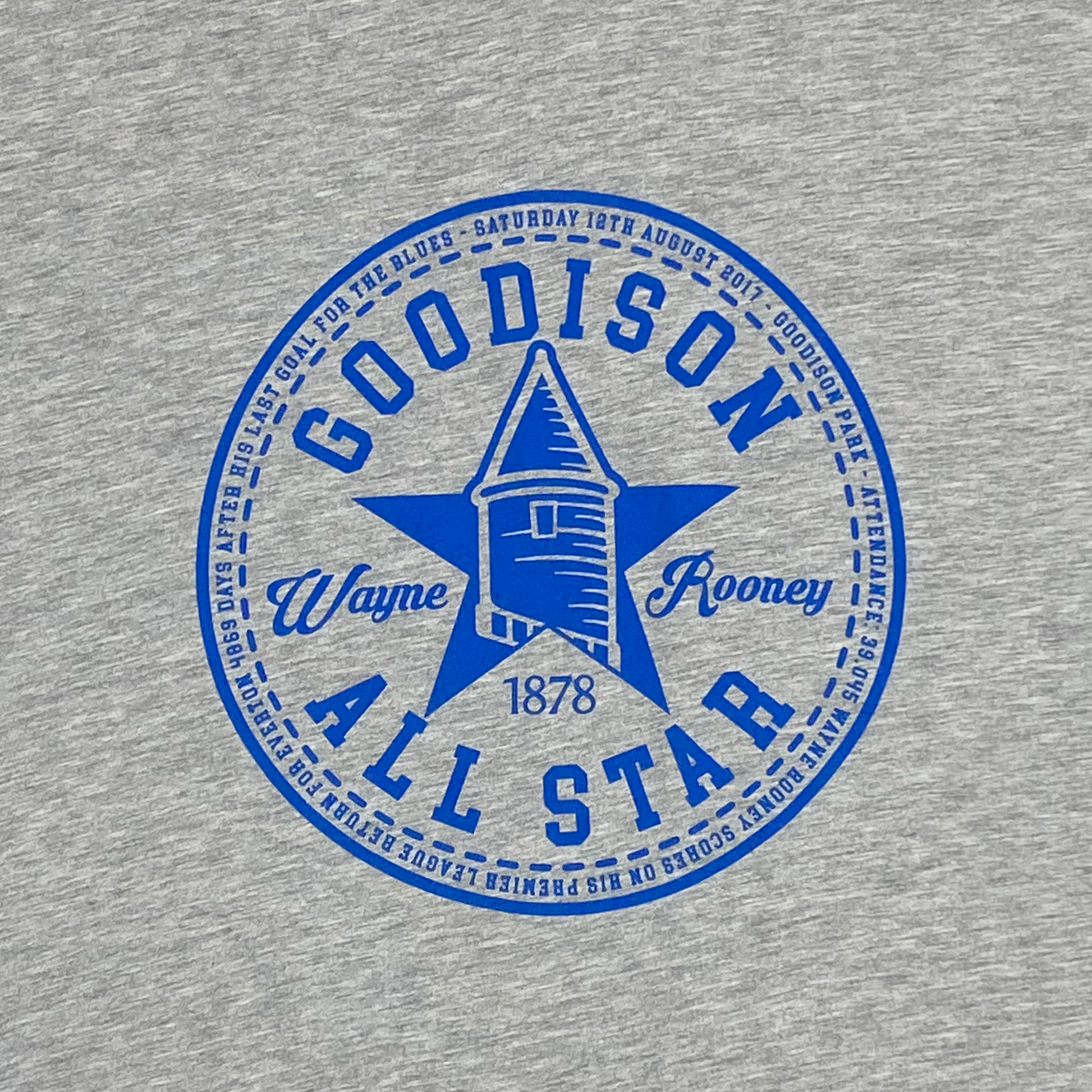 Everton Wayne Rooney Goodison All Star T-Shirt | Large