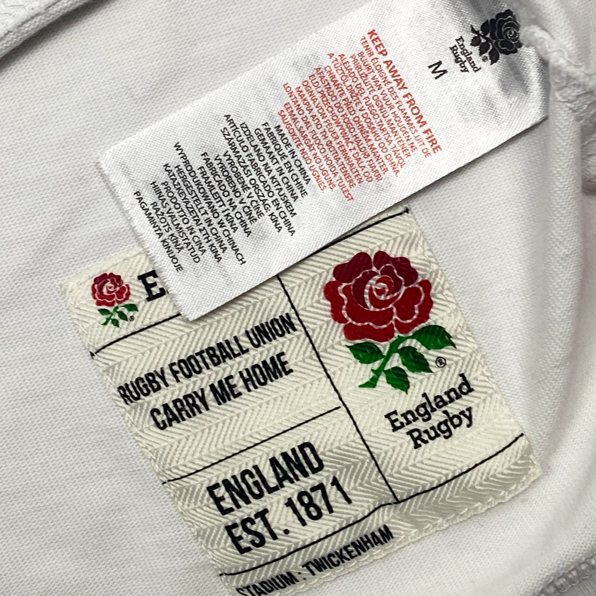 England Rugby Union Polo Shirt | Medium