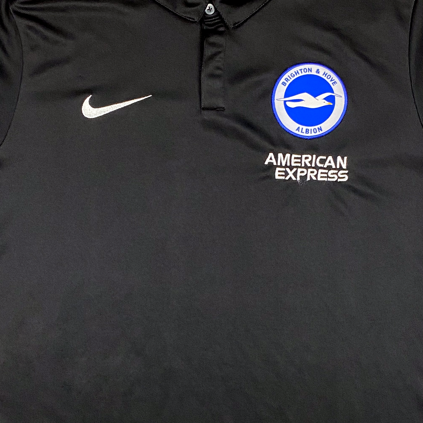 Brighton & Hove Albion Black Training Polo | Extra Large