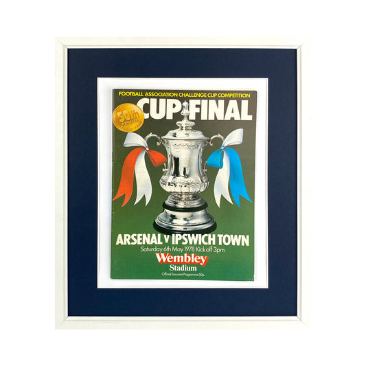 1978 FA Cup Final Framed Programme