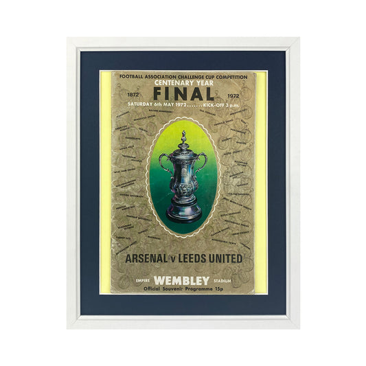 1972 FA Cup Final Framed Programme