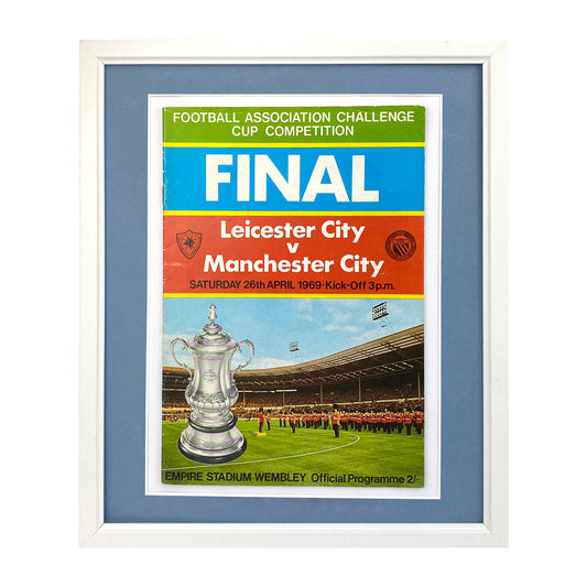 1969 FA Cup Final Framed Programme