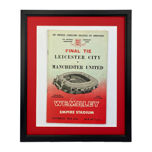 1963 FA Cup Final Framed Programme