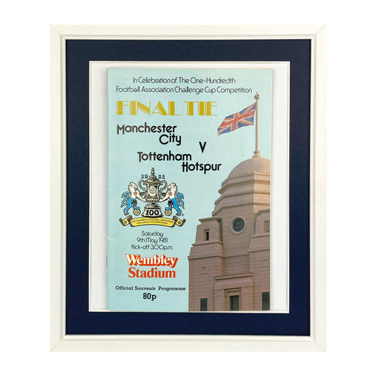 1981 FA Cup Final Framed Programme
