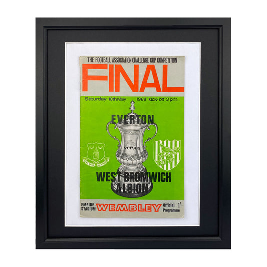 1968 FA Cup Final Framed Programme