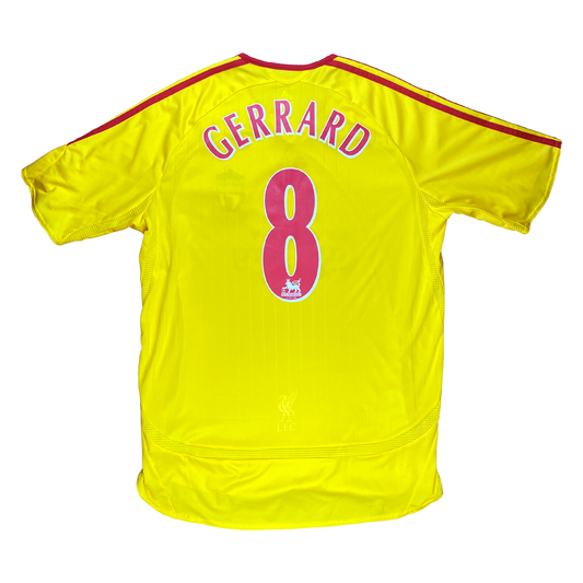 Liverpool Away Shirt (2006-07) - Gerrard 8 | Medium