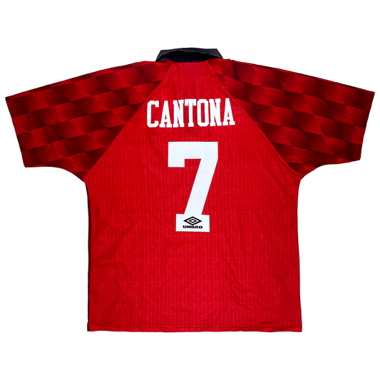 Manchester United Home Shirt (1996-98) - Cantona 7 | Extra Large