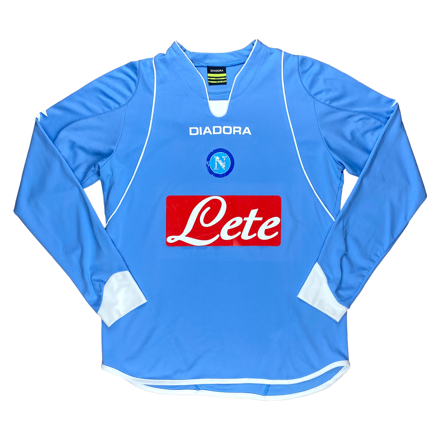 SSC Napoli Home Shirt Long-Sleeve (2007-08) | Small