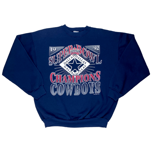 Dallas Cowboys Super Bowl XXVII Sweatshirt | Extra Large