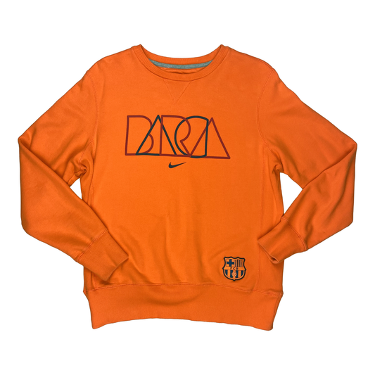 FC Barcelona Sweatshirt (Orange) | Medium