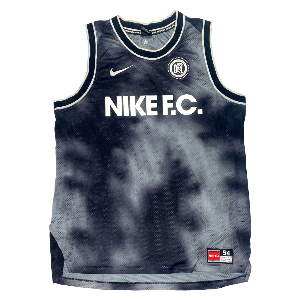 Nike FC Black/Grey Sleeveless Training Top | Extra Large