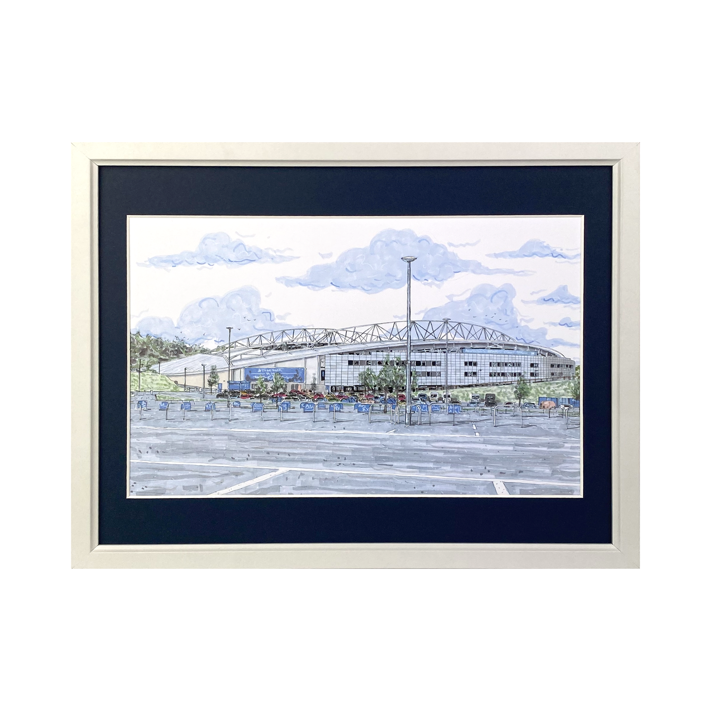 Amex Stadium Framed Illustration