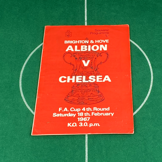 Brighton & Hove Albion vs Chelsea Programme (18 February, 1967)