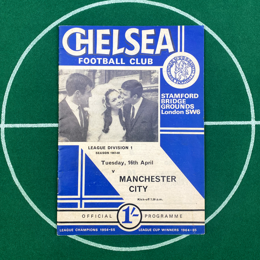 Chelsea vs Manchester City Programme (16 April, 1968)