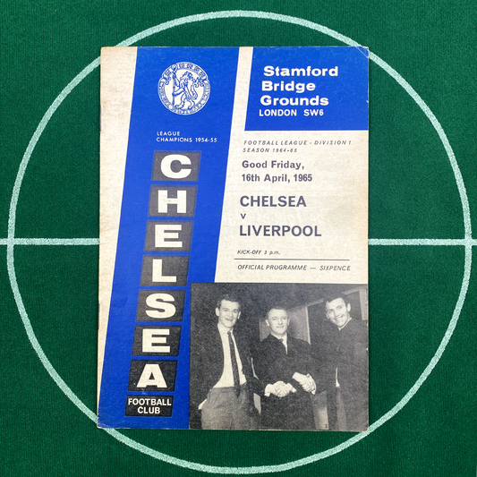 Chelsea vs Liverpool Programme (16 April, 1965)
