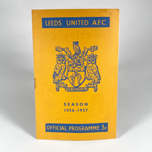 Leeds United vs Cardiff City Programme (16 February, 1957)