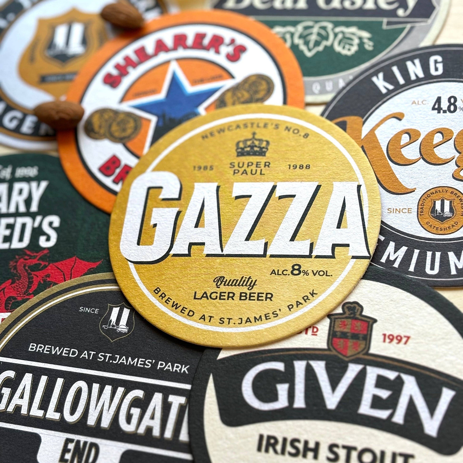Newcastle United Beer Mats (8-Pack)