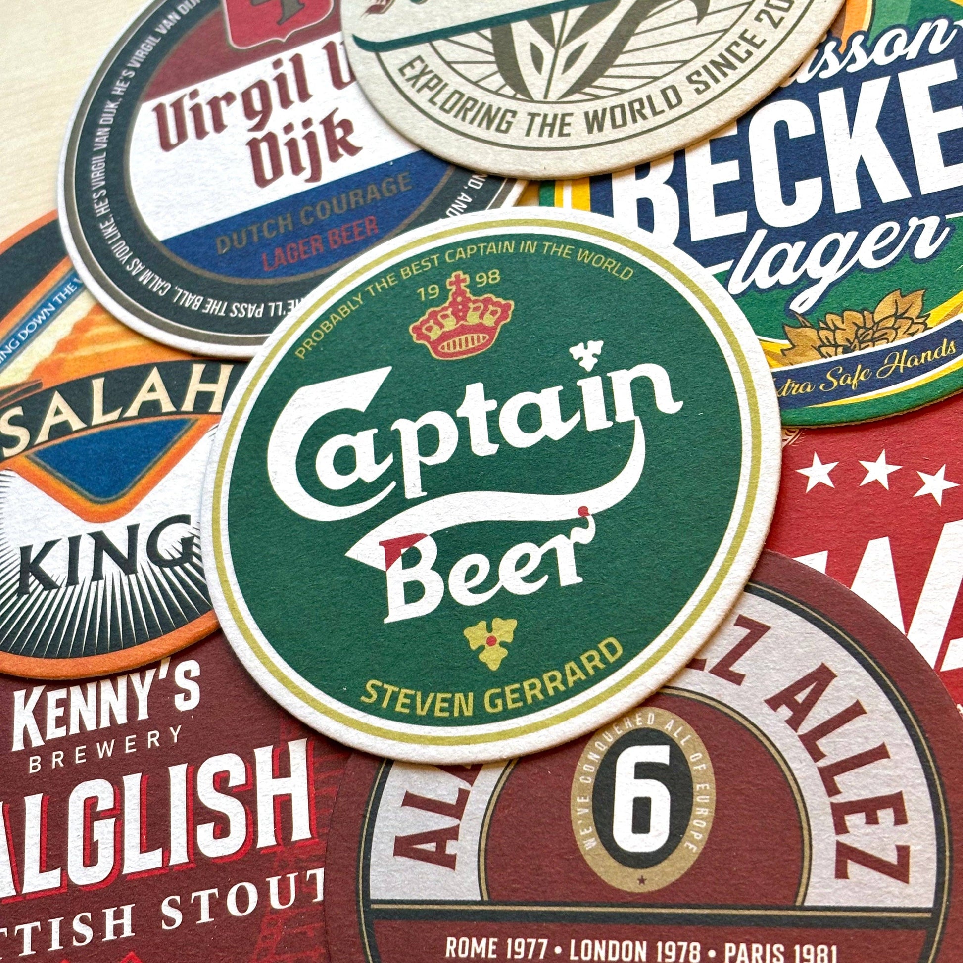 Liverpool Beer Mats (8-Pack)