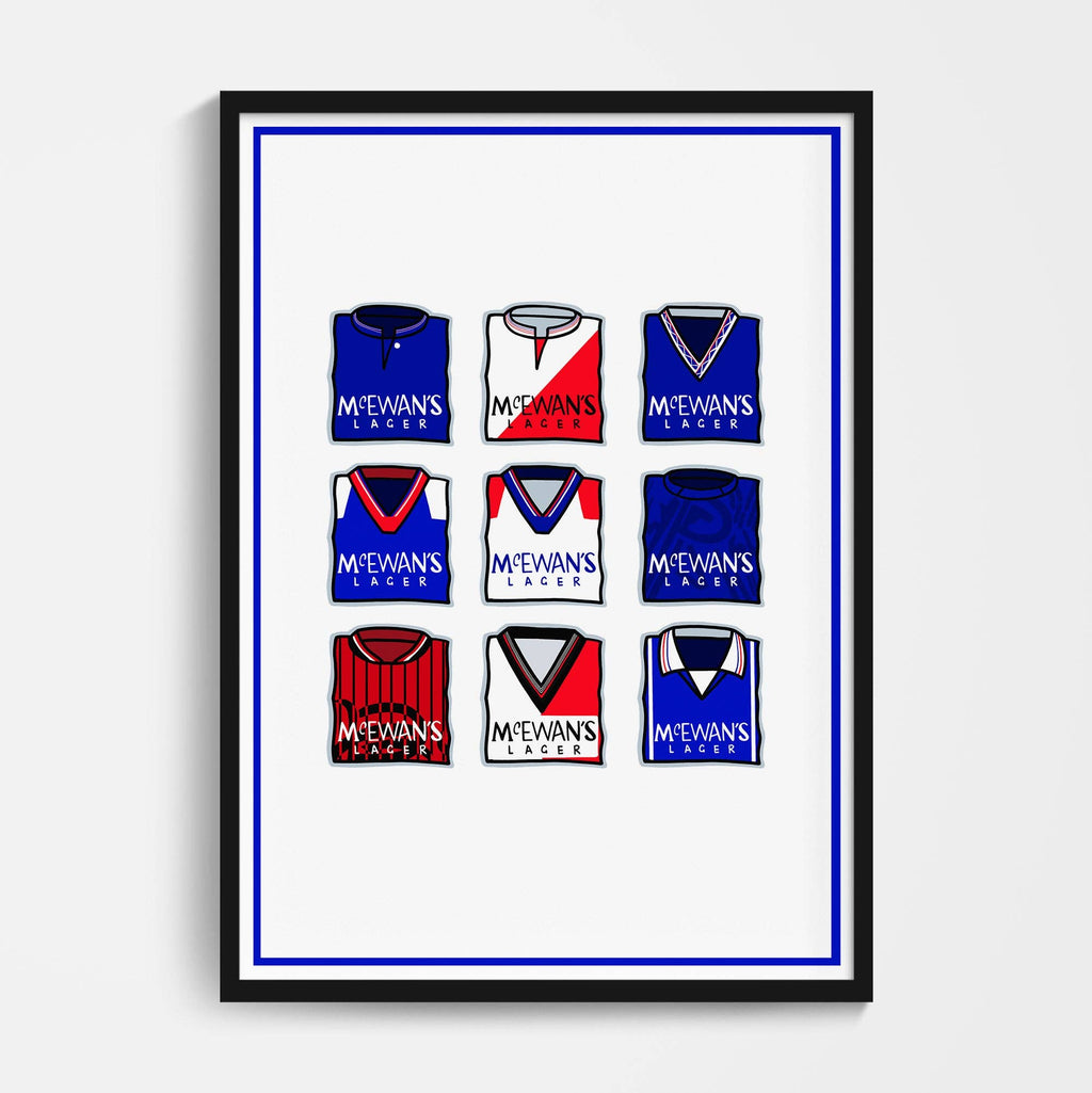 Rangers Shirts Through the Years