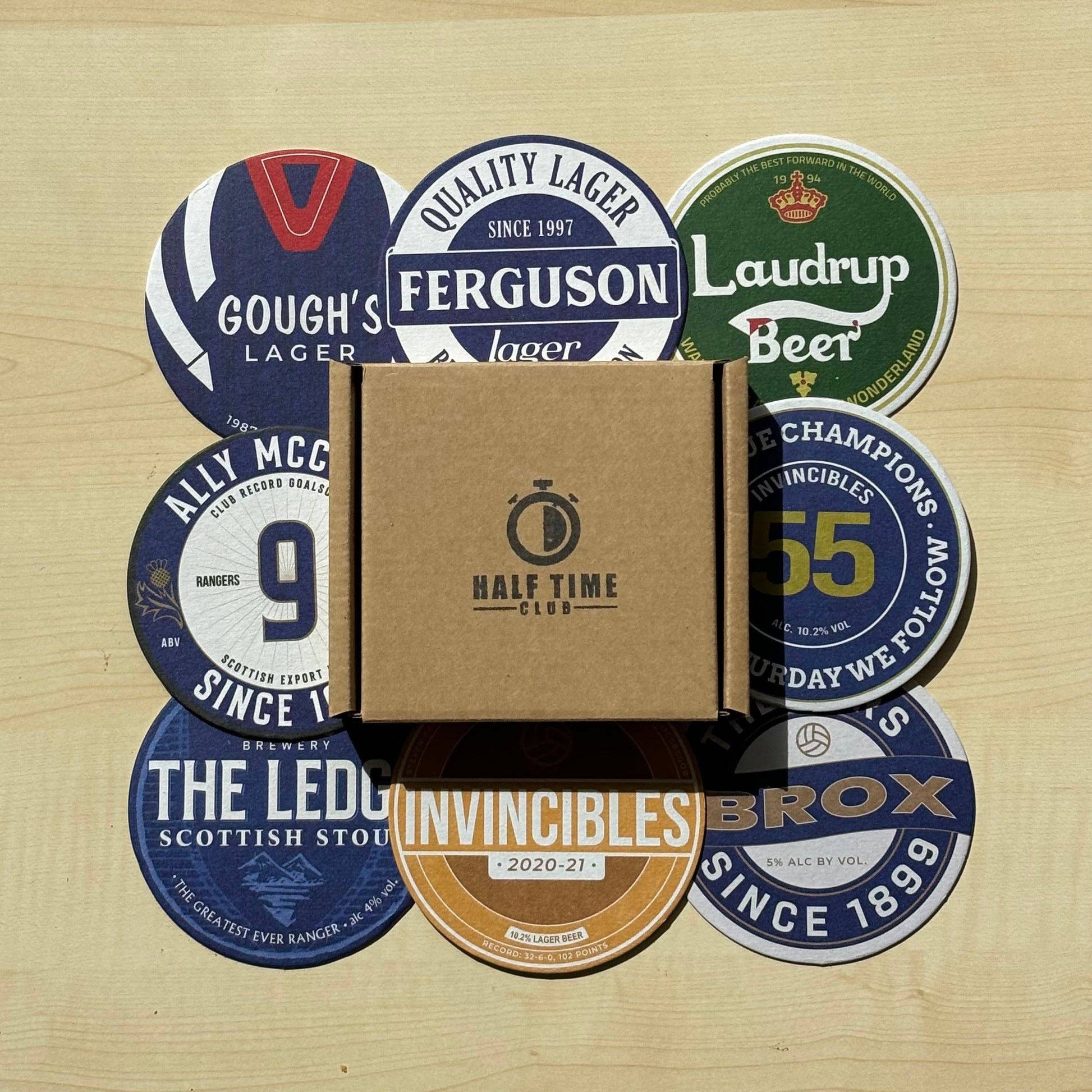 Rangers Beer Mats (8-Pack)