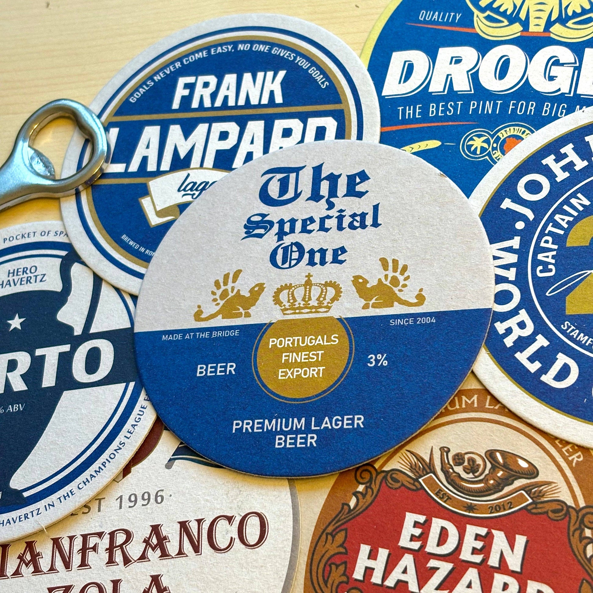 Chelsea Beer Mats (8-Pack)