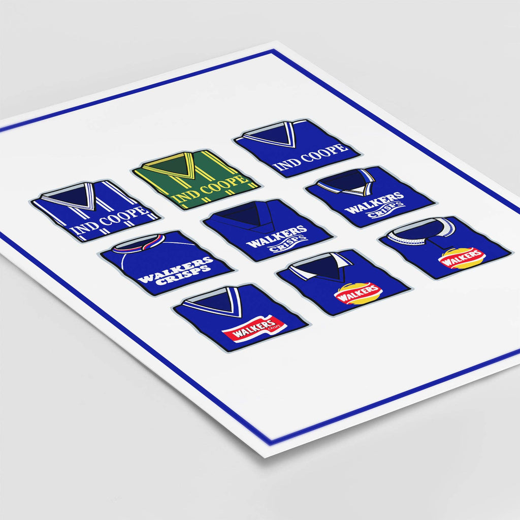 Leicester City Shirts Through the Years