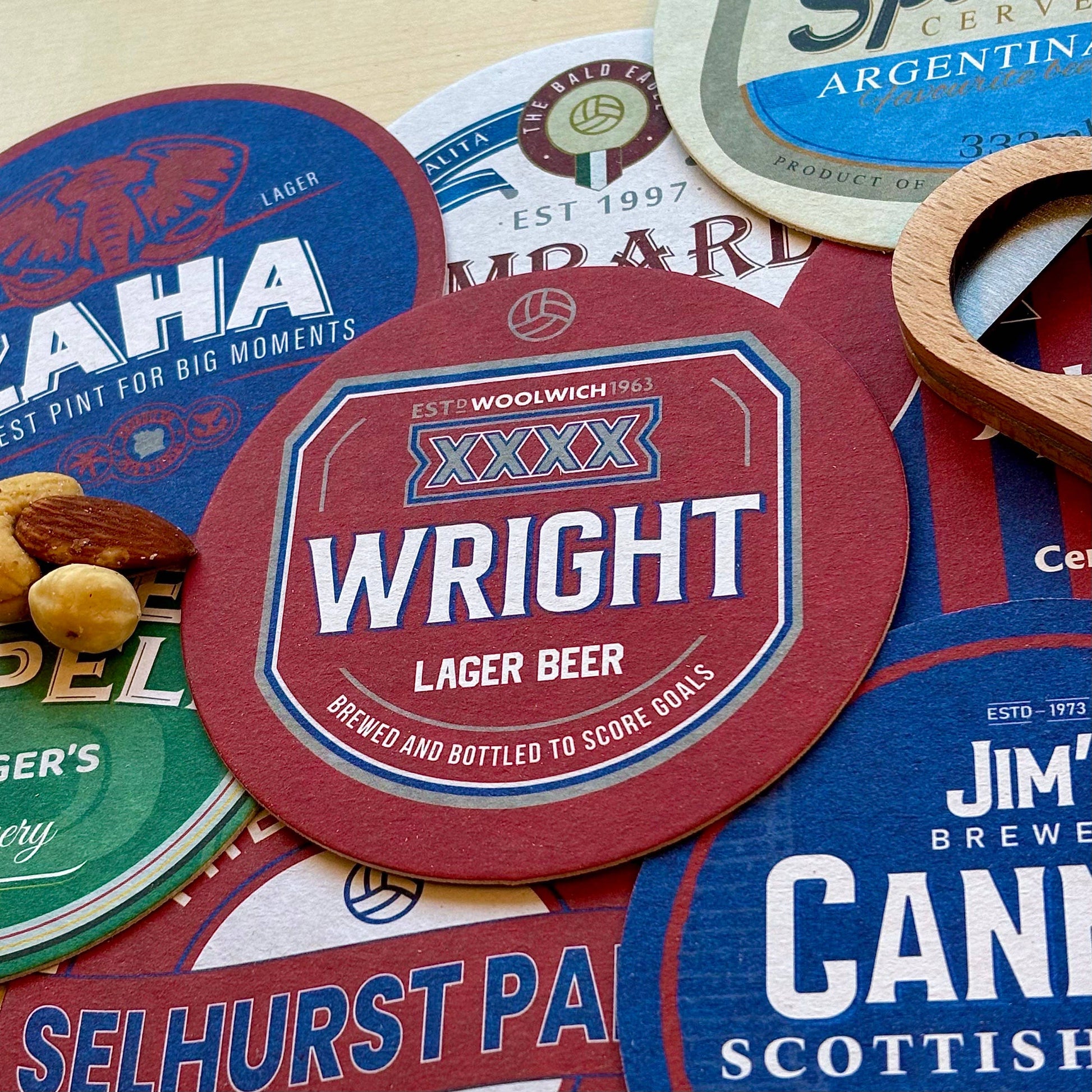 Crystal Palace Beer Mats (8-Pack)