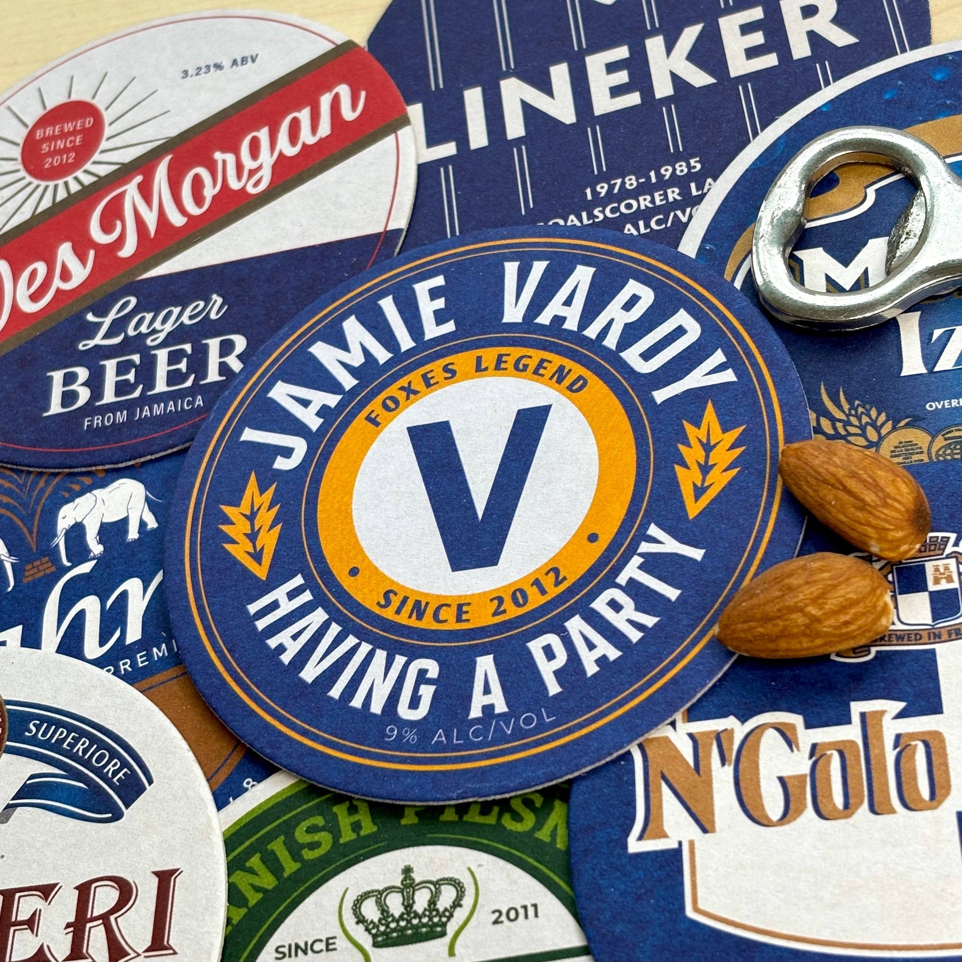 Leicester City Beer Mats (8-Pack)