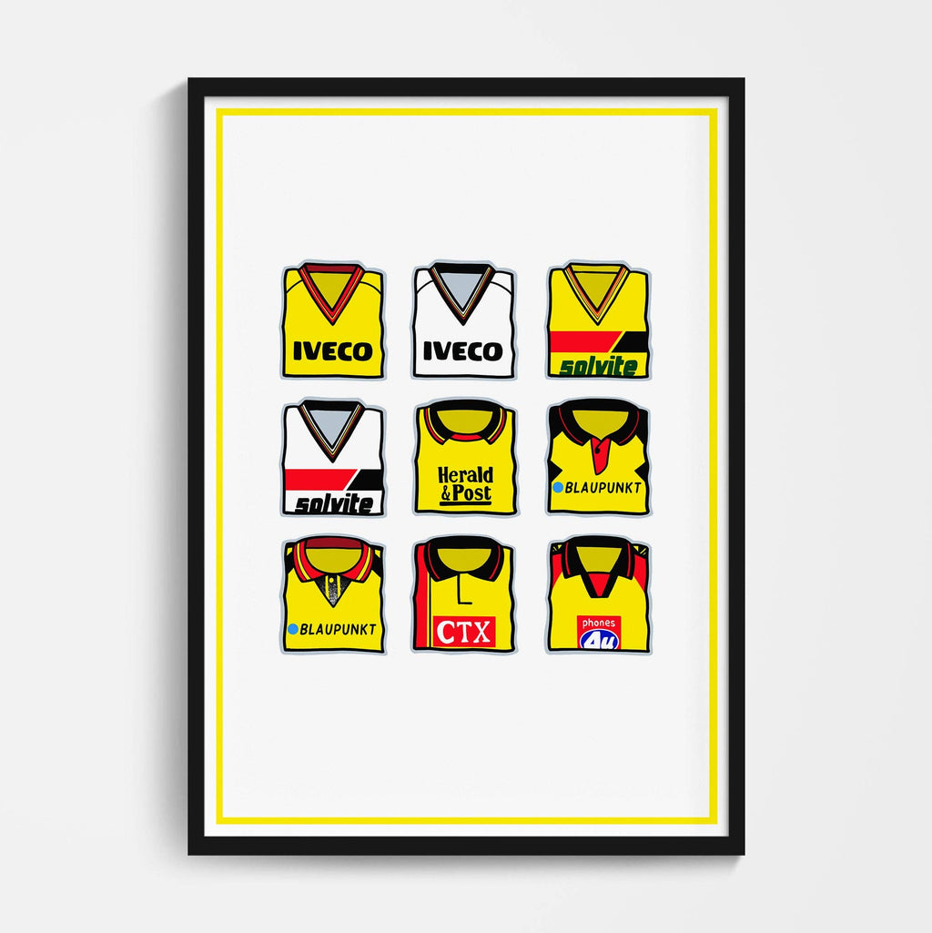 Watford Shirts Through the Years