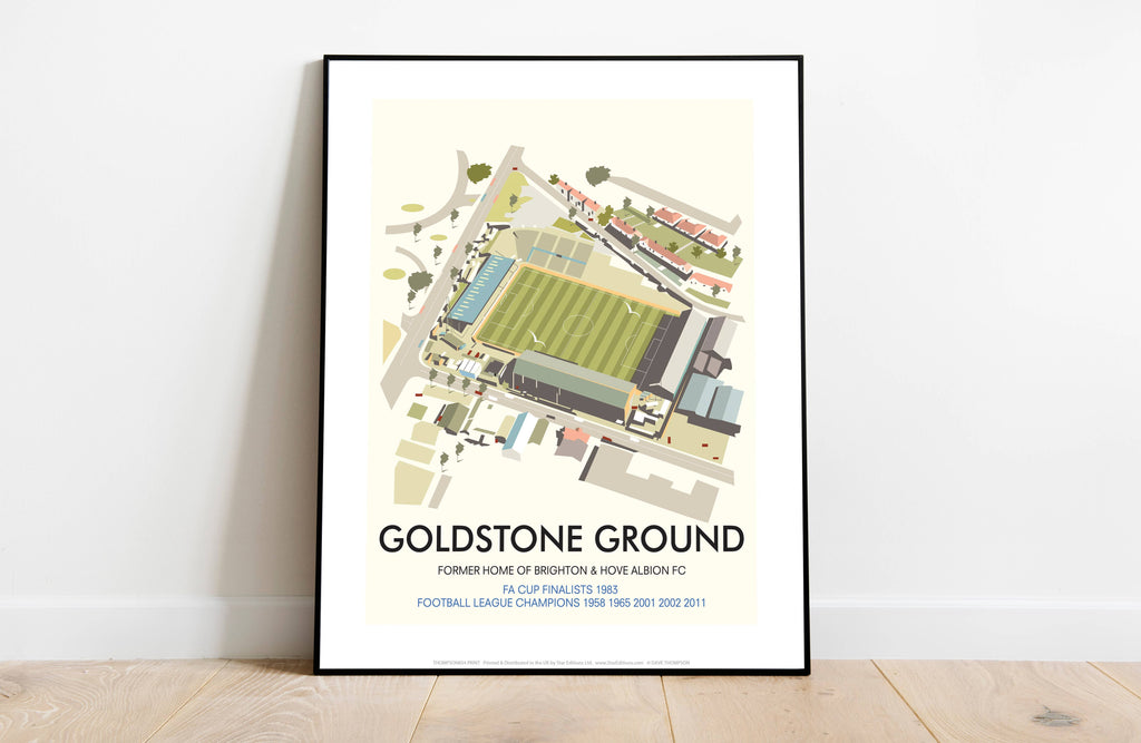 Goldstone Ground, Brighton & Hove Art Print