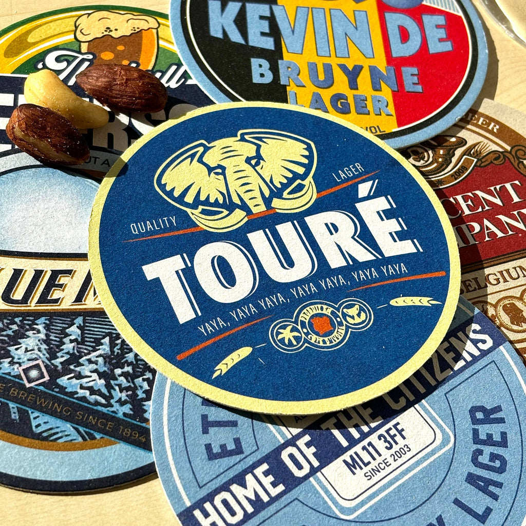 Manchester City Beer Mats (8-Pack)