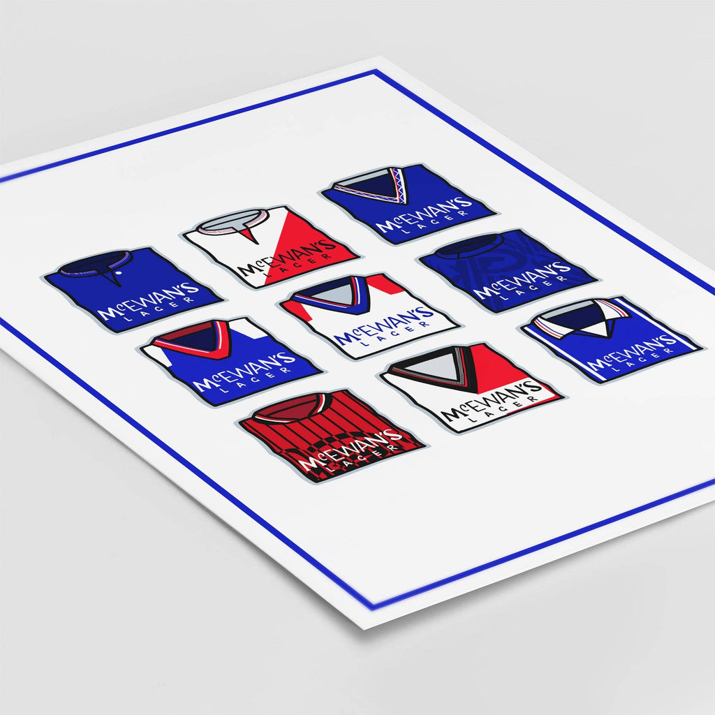 Rangers Shirts Through the Years