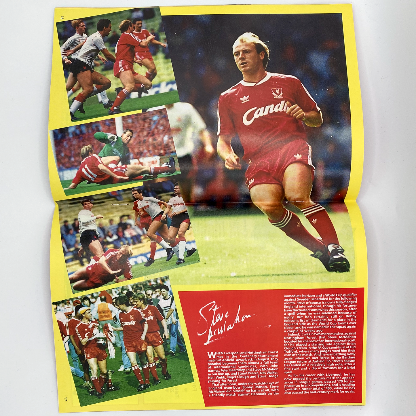 Liverpool vs Arsenal Programme (26 May, 1989)