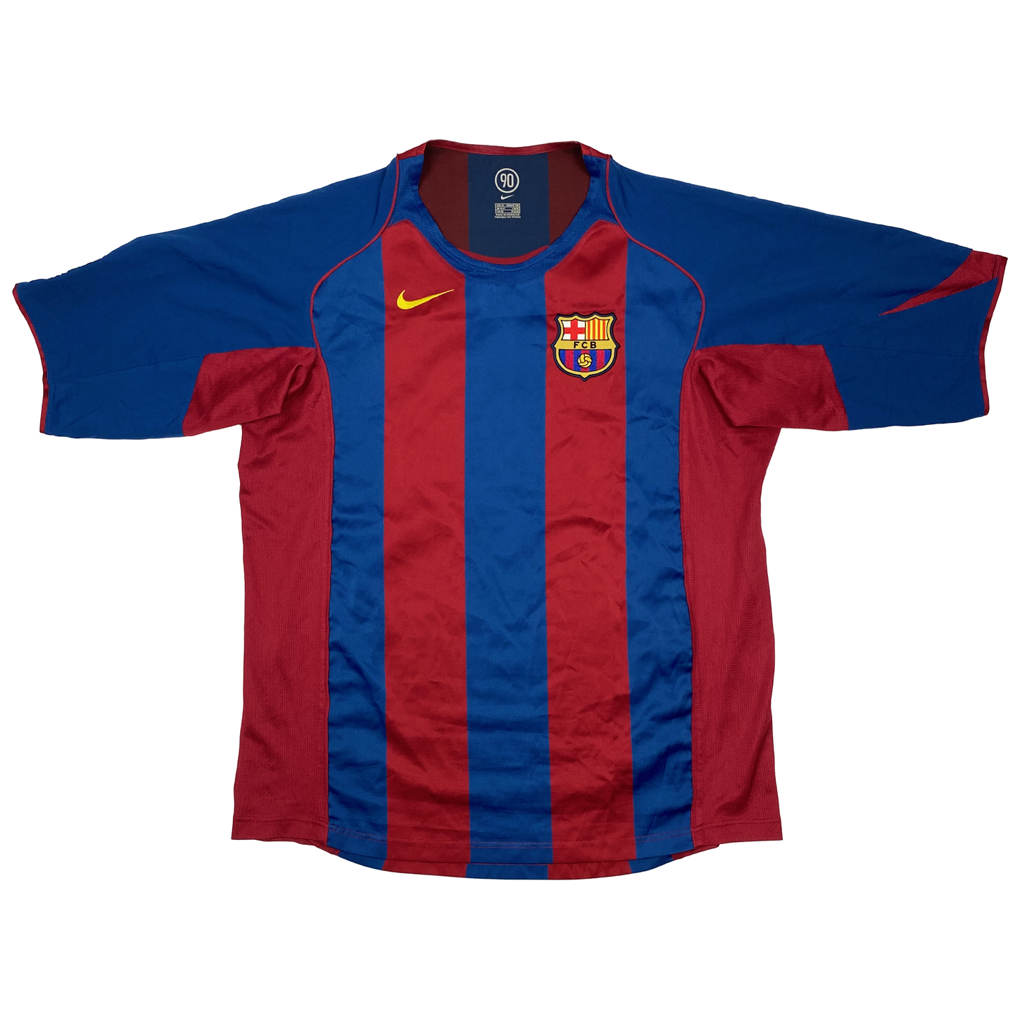 FC Barcelona Home Shirt (2004-05) - Larsson 7 | Extra Large