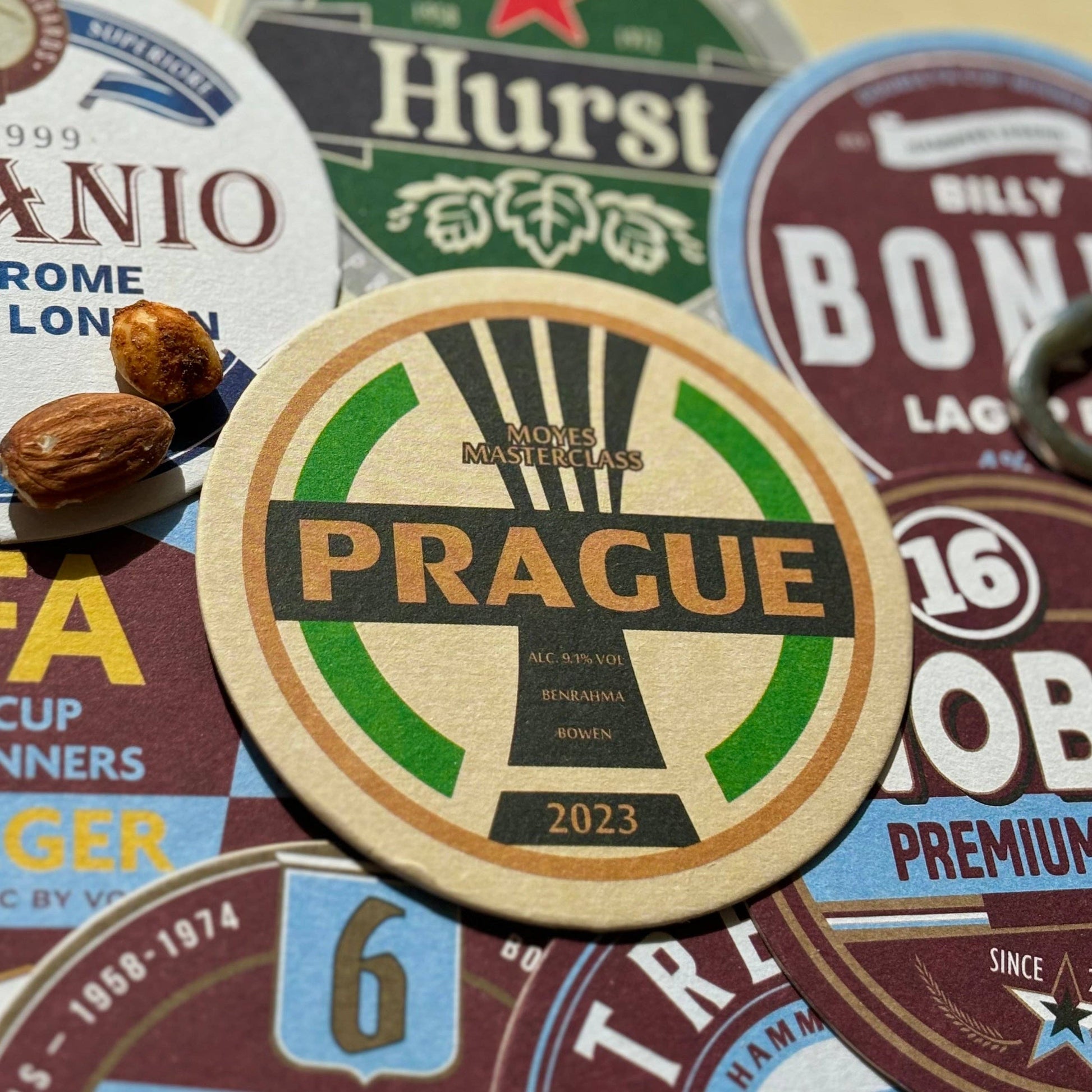 West Ham United Beer Mats (8-Pack)