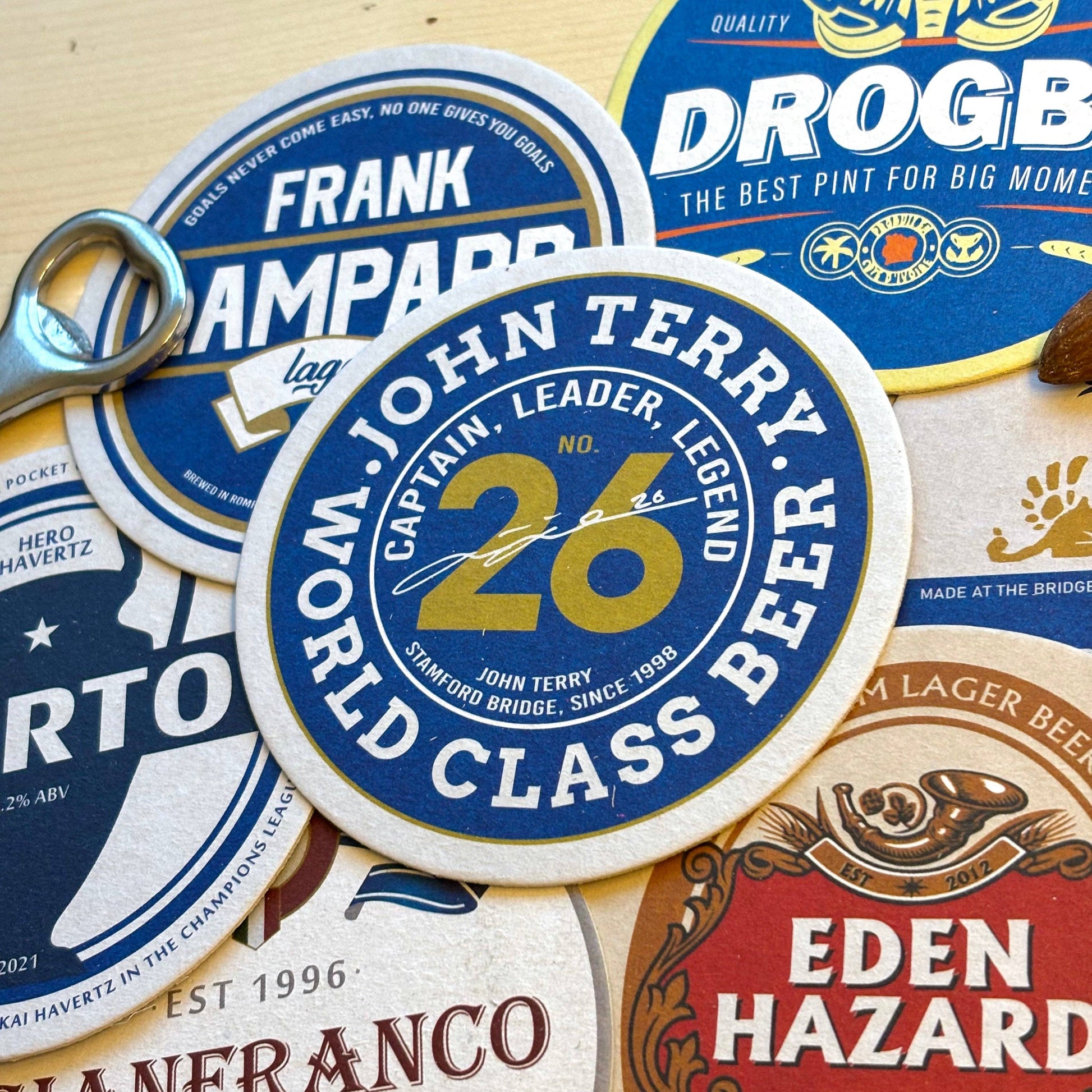 Chelsea Beer Mats (8-Pack)