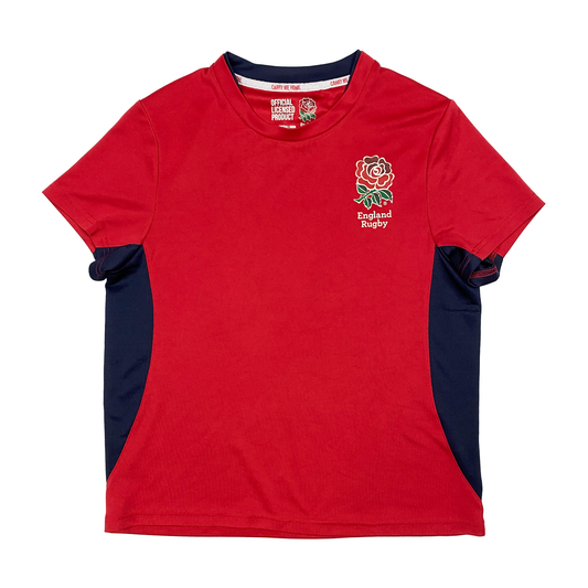 Red England Rugby Union Training Shirt | 11-12 Years