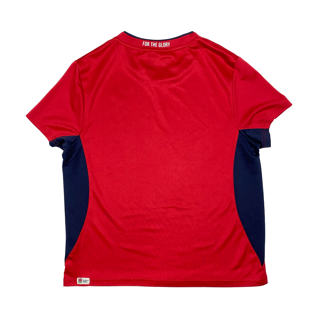 Red England Rugby Union Training Shirt | 11-12 Years
