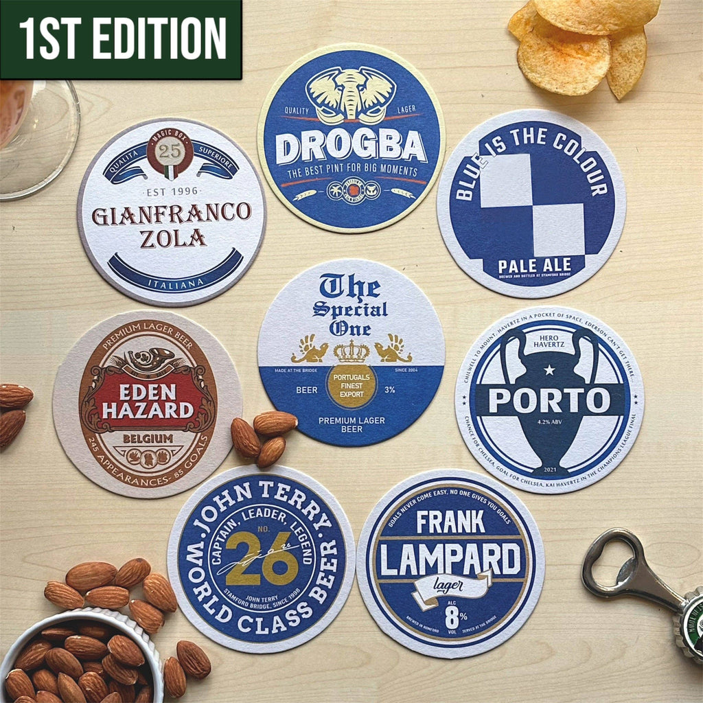 Chelsea Beer Mats (8-Pack)