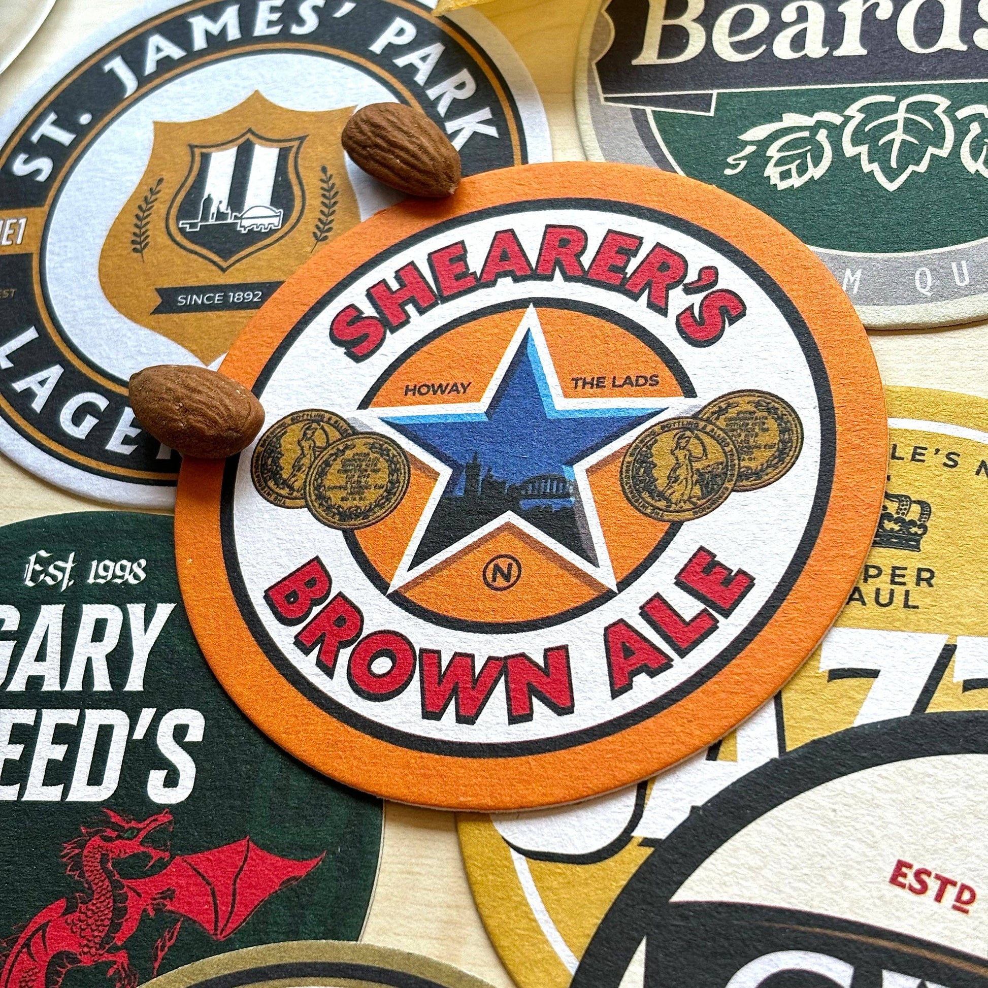 Newcastle United Beer Mats (8-Pack)