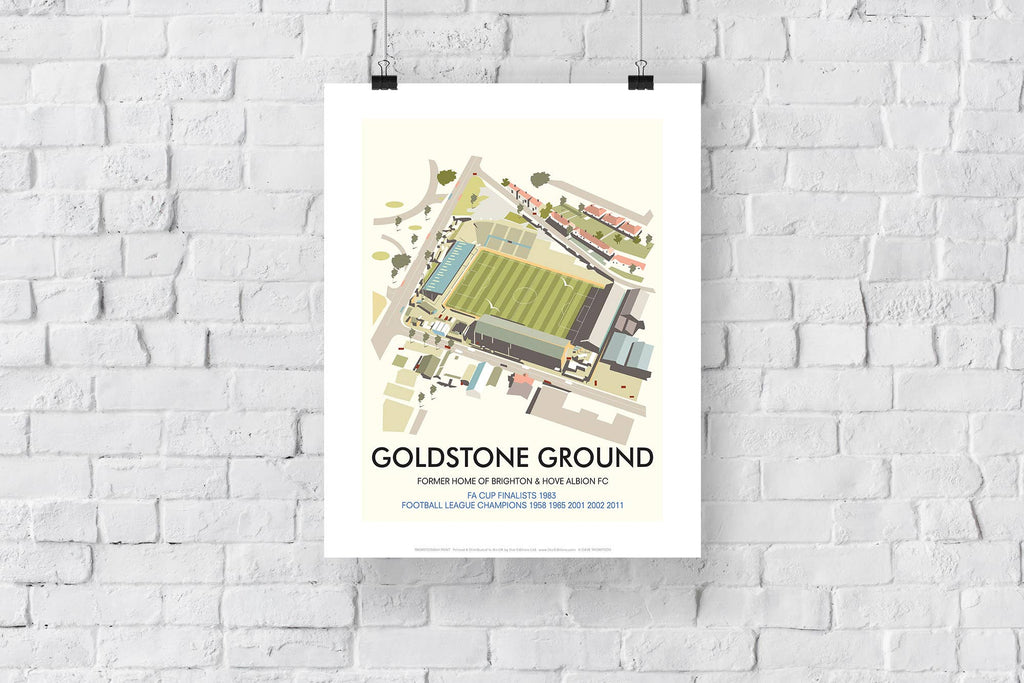 Goldstone Ground, Brighton & Hove Art Print